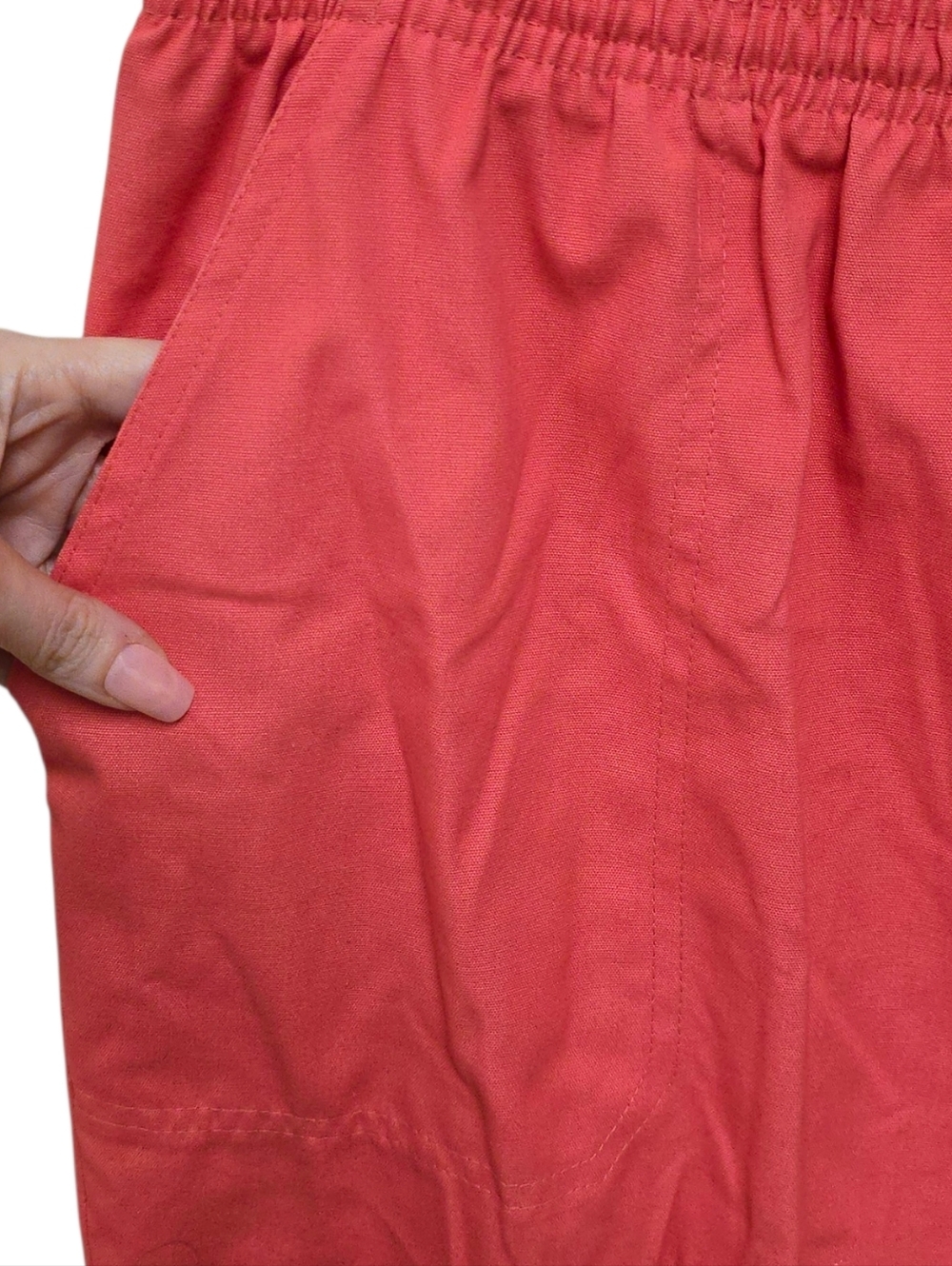 NWT Koret Francisca sz 20 Short Melon Salmon Pink Orange Pants High Rise VTG 90s - Picture 6 of 10